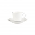 Tazza espresso con piattino Villeroy & Boch Anmut Platinum