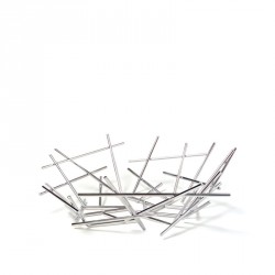 Cestino Alessi Blow up in acciaio