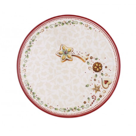 Piatto frutta Villeroy & Boch Winter Bakery delight cm 23,5