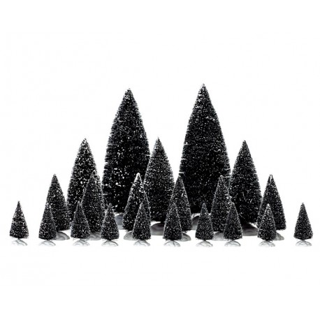 Lemax Assorted Pine Trees set of 21