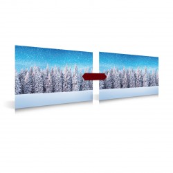 My Village Set Snow Forest 78 cm x 58 cm