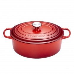 Le creuset casseruola ovale in ghisa cm 31 - ciliegia