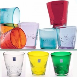Bicchieri da acqua colorati...