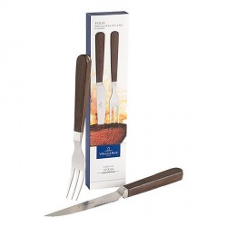 Set 2 posate bistecca pizza Villeroy & boch bbq passion