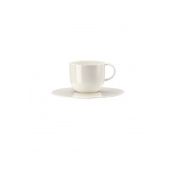 Tazza caffè alta con piatto Rosenthal Brillance white