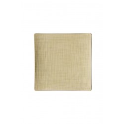 Piatto piano quadrato Rosenthal Mesh cream cm 27 