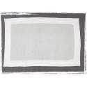 Tovaglia puro lino Arte Pura con cornice e goffratura - 180x270 cm - Gesso old Tovaglia puro lino Arte Pura con cornice e goffratura - 180x270 cm - Gesso old