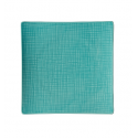Piatto piano quadrato Rosenthal Mesh aqua cm 22 