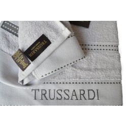 Coppia asciugamani Trussardi Ribbon - Avorio