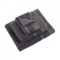 Coppia asciugamani Trussardi Ribbon - Antracite