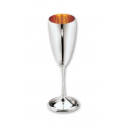 Calice flute tulipano in argento Greggio