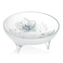 Coppa Lalique Orchidee in cristallo cm 24 Coppa Lalique Orchidee in cristallo cm 24