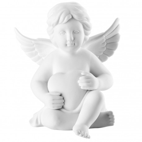 Angelo Rosenthal con cuore in porcellana 14,5 cm