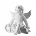 Angelo Rosenthal con slitta in porcellana 10,5 cm Angelo Rosenthal con slitta in porcellana 10,5 cm