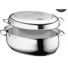 Rostiera ovale WMF con coperchio in metalllo