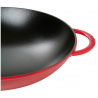 Wok Staub in ghisa smaltata con coperchio cm 37