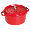 Casseruola rotonda Staub in ghisa smaltata rossa cm 24 
