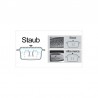 Casseruola rotonda Staub in ghisa smaltata grigia cm 24 