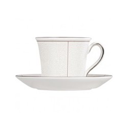 Tazza caffe' con piatto Wedgwood Shagreen