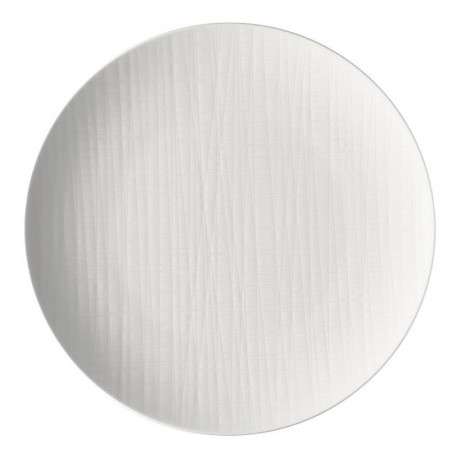 Piatto piano Rosenthal Mesh Bianco 
