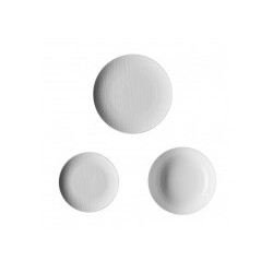 Piatto piano Rosenthal Mesh Bianco 