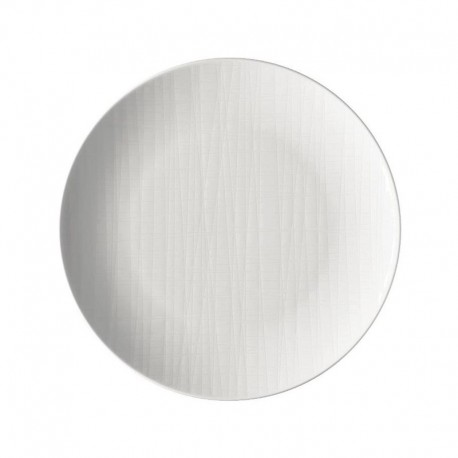 Piatto piano Rosenthal Mesh Bianco 