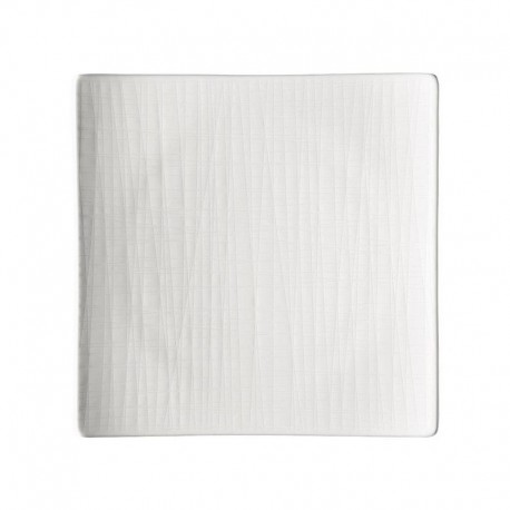 Piatto piano Rosenthal Mesh Bianco 