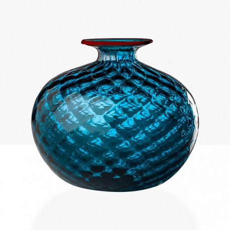 Monofiori Ballotton Venini rosato trasparente cm 24,5