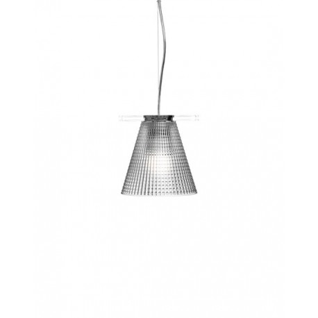 Lampada a sospensione sculturata Light Air Kartell cristallo cm 32