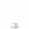 Tazza espresso con piatto Junto bianco Rosenthal Tazza espresso con piatto Junto bianco Rosenthal