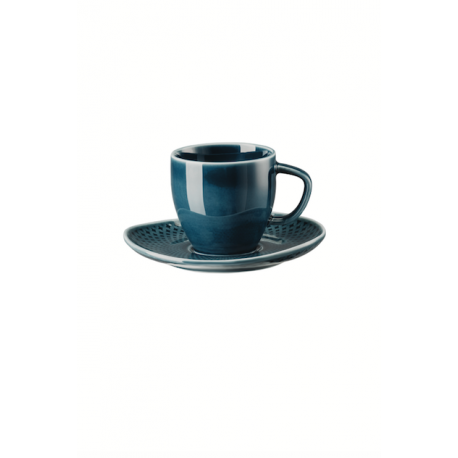 Tazza espresso con piatto Junto bianco Rosenthal