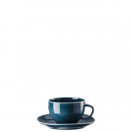 Tazza espresso con piatto Junto bianco Rosenthal