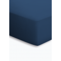 Lenzuola in jersey con angoli Schlafgut francese - marine