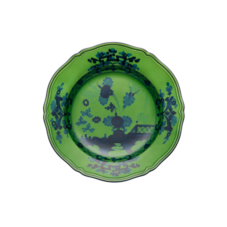 Piatto rotondo Richard Ginori Oriente Italiano Malachite cm 31