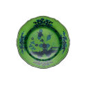 Piatto rotondo Richard Ginori Oriente Italiano Malachite cm 31