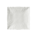 Piatto piano quadrato Vecchio Ginori Bianco Richard Ginori cm 21 Piatto piano quadrato Vecchio Ginori Bianco Richard Ginori cm 21