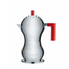 Caffettiera espresso Pulcina Alessi 3 tazze rossa Caffettiera espresso Pulcina Alessi 3 tazze rossa