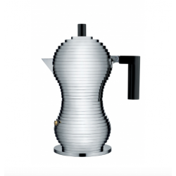 Caffettiera espresso Pulcina Alessi 3 tazze nera