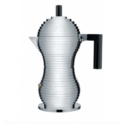 Caffettiera espresso Pulcina Alessi 6 tazze rossa