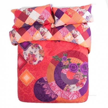 Desigual Romantic patch parure copripiumino 1 piazza e mezza double face