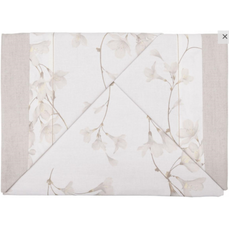 Piazza Piatti parure copripiumino matrimoniale Giusy giglio avorio