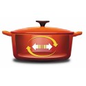 Le Creuset casseruola rotonda in ghisa cm 24 ciliegia