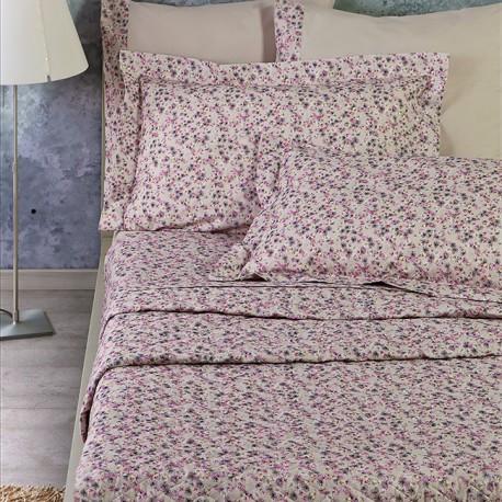 Mirabello completo lenzuola Margarita matrimoniale