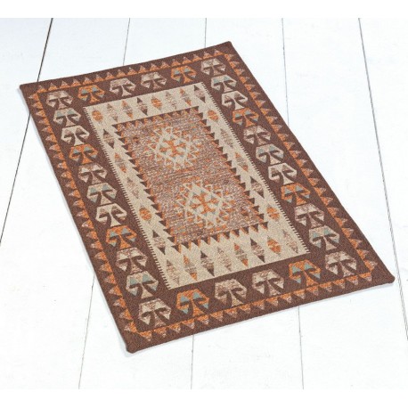 Tappeto Kilim Finicop by Suardi 65x110 cm - marrone