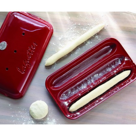 Stampo Cuoci pane baguette Emile Henry in ceramica cm 40