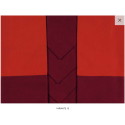 Tovaglia rettangolare Piazza Pitti Firenze Giada con 6 tovaglioli - rosso Tovaglia rettangolare Piazza Pitti Firenze Giada con 6 tovaglioli - rosso