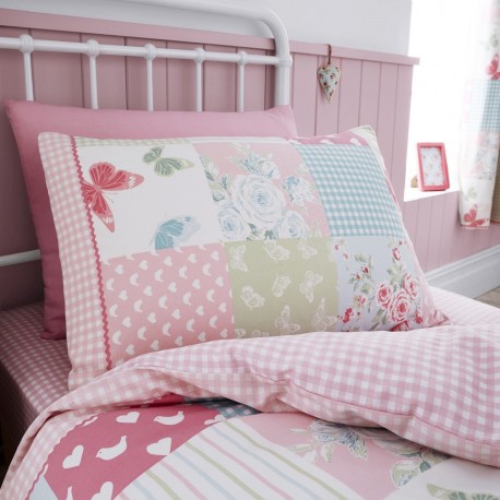 Catherine Lansfiled Kids set copripiumino singolo patchwork con federa