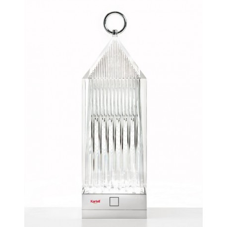 Lampada Battery Kartell cristallo Ferruccio Laviani cm 22