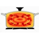Casseruola rotonda Le Creuset in ghisa cm 22 grigio