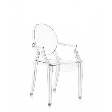 Sedia Kartell Luis Ghost in policarbonato trasparente cristallo